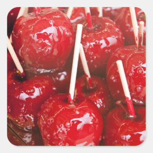 Candy coated fruit at the Stuttgart Beer Festiva Square Sticker