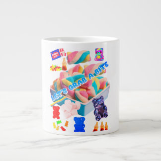 Candy Collage Large Coffee Mug