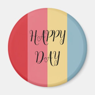 Candy Colors Vertical Striped Magnet