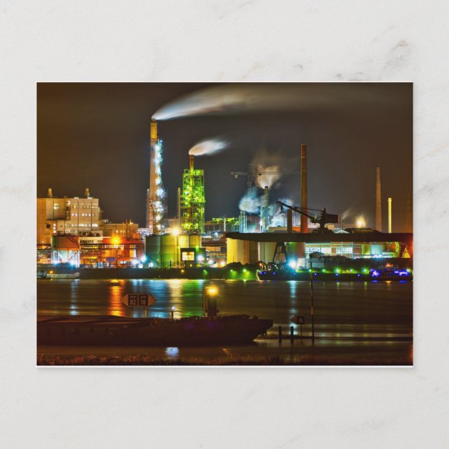 Candy coloured factory postcard (Front)