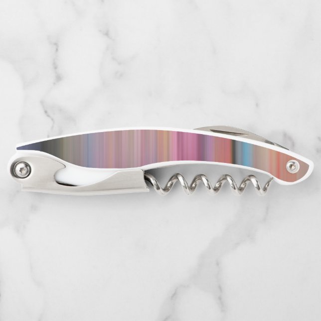 Candy Coloured Motion Blur Designed Corkscrew (Front)