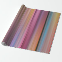 Candy Coloured Motion Blur Designed Wrapping Paper