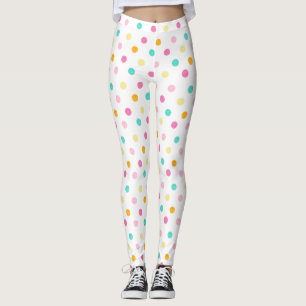 Candy Coloured Polka Dots Leggings