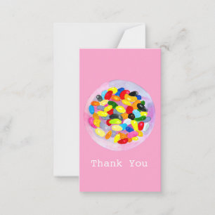 Candy colourful sweet jelly lollies card