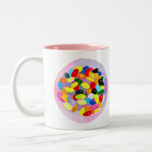 Candy colourful sweet jelly lollies Two-Tone coffee mug