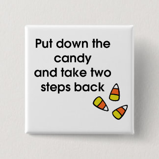 Candy Corn 15 Cm Square Badge