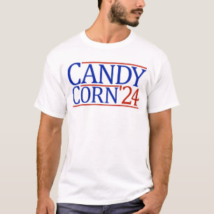 Candy Corn '24 Halloween 2024 President Candy Corn T-Shirt