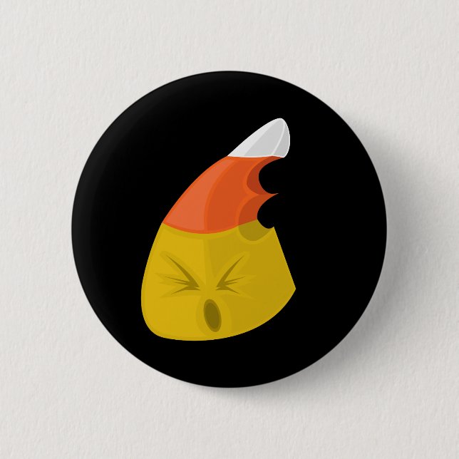 Candy Corn 6 Cm Round Badge (Front)