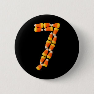 Candy Corn 7 Halloween 67 Funny Humor 6 Cm Round Badge