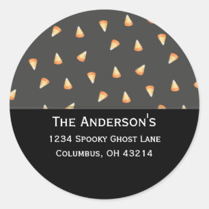 Candy Corn Address Labels