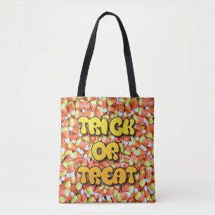 Candy Corn and Pumpkin Candy Trick or Treat Bag