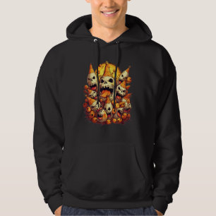 Candy Corn Apocalypse Creepy and Unique Halloween Hoodie
