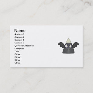 Candy Corn Bat Business Card