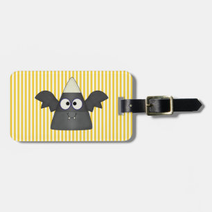Candy Corn Bat Luggage Tag