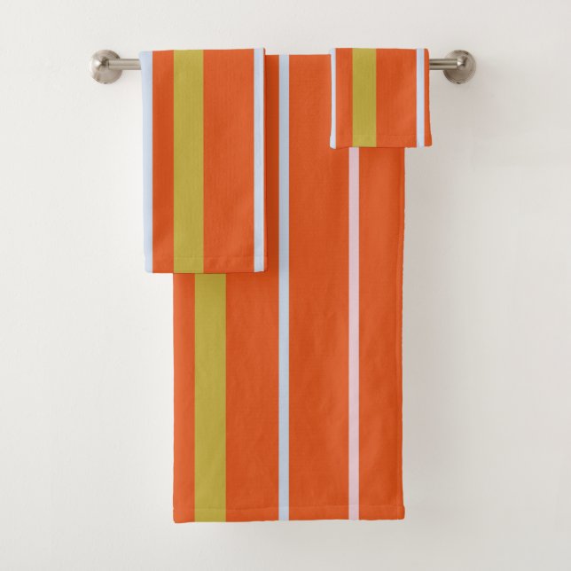 Candy Corn Bath Towel Set (Insitu)