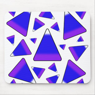 Candy Corn Blue & Purple Mouse Mat