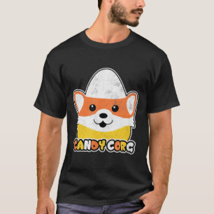 Candy Corn Corgi Halloween Dog Candy Corg Men T-Shirt