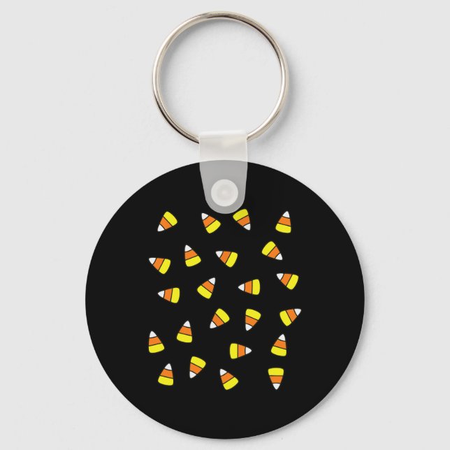 Candy Corn Costume  Key Ring (Front)