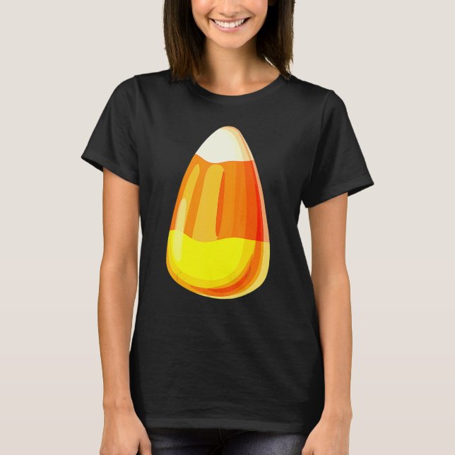 Candy Corn Costume Last Minute Lazy Party 1 T-Shirt (Front)