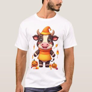 Candy Corn Cow T-Shirt