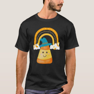 Candy Corn Crew Halloween Costume Men Women Friend T-Shirt