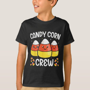 Candy Corn Crew Halloween Costume Men Women Friend T-Shirt