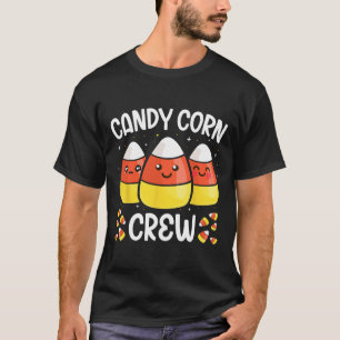 Candy Corn Crew Halloween Costume Men Women Friend T-Shirt