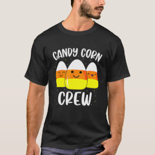 Candy Corn Crew Halloween Costume Men Women Friend T-Shirt