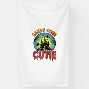 Candy Corn Cutie Vintage Halloween Castle Design_1 Banner