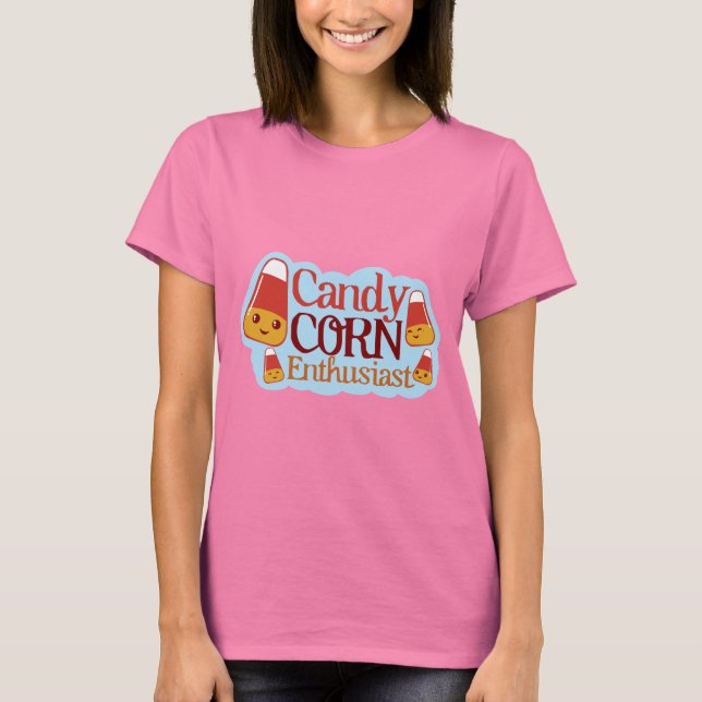 Candy Corn Enthusiast (clean design) T-Shirt (Front)