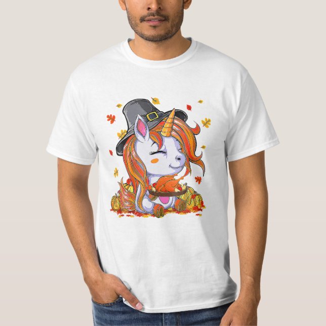 Candy Corn Fall Little Girl T-Shirt (Front)