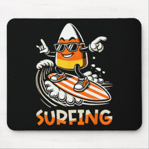 Candy Corn Funny Halloween Design Mouse Mat