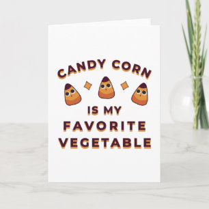 Candy Corn Halloween Card