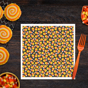 Candy Corn Halloween Napkin