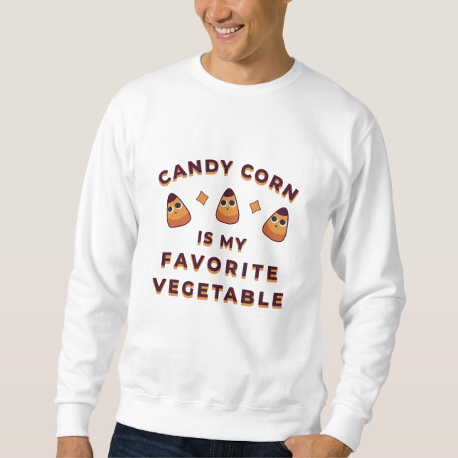 Candy Corn Halloween Sweatshirt (Front)