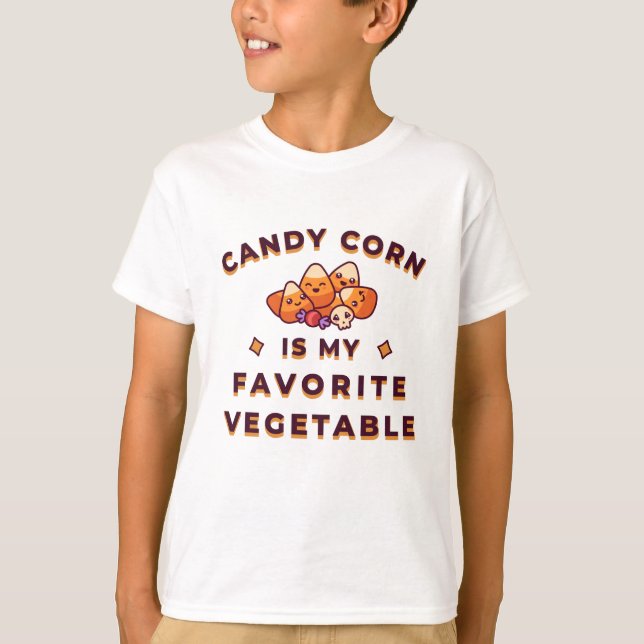 Candy Corn Halloween T-Shirt (Front)