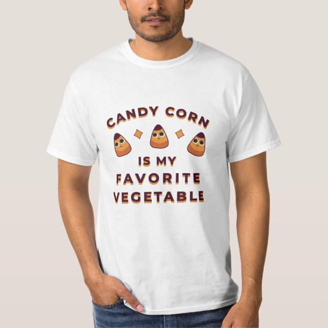 Candy Corn Halloween T-Shirt (Front)