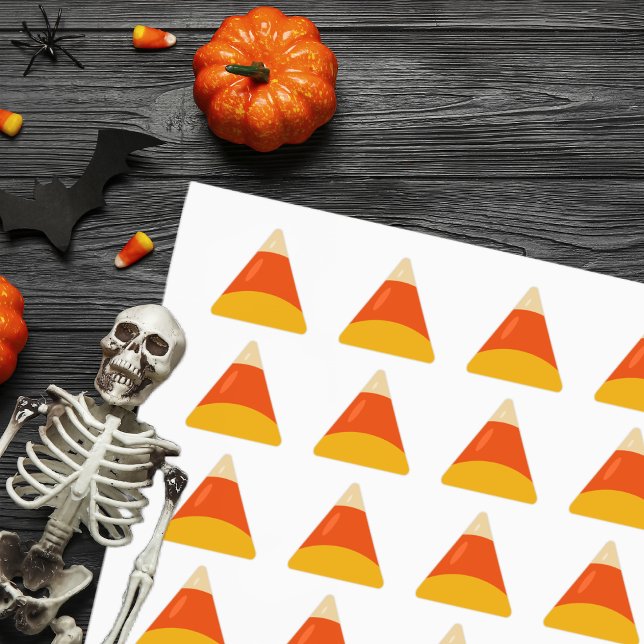 Candy Corn Halloween Triangle Sticker (Creator Uploaded)
