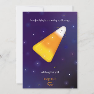 Candy Corn Happy Fall Y'all Greeting Card