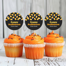 Candy Corn Happy Halloween Party Favour