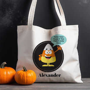 Candy Corn Hater Personalised Halloween Tote Bag