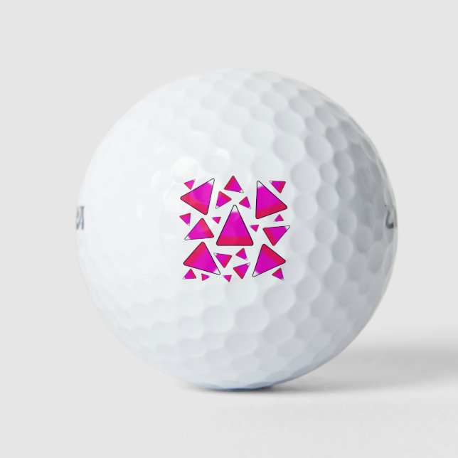 Candy Corn in Pinks Golf Balls (Front)