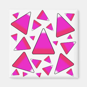 Candy Corn in Pinks Magnet