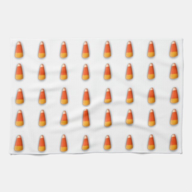 Candy Corn Kitchen Towel (Horizontal)