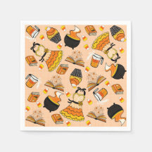 Candy Corn Magic Cocktail napkins 