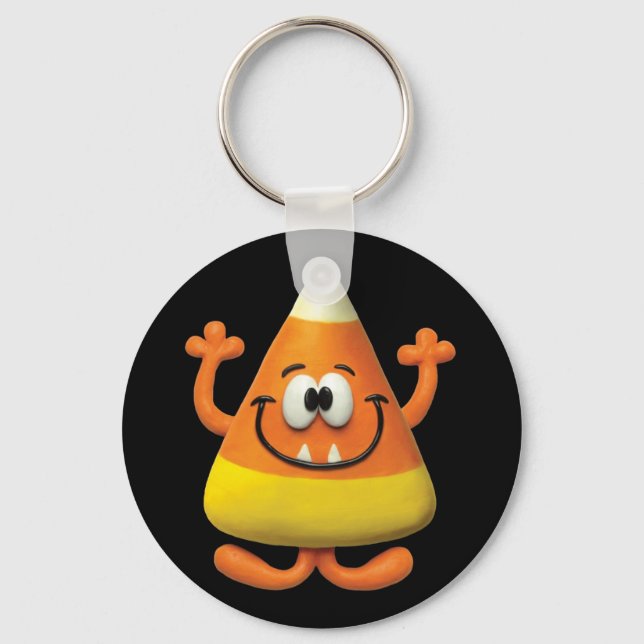 Candy Corn Monster Key Ring (Front)