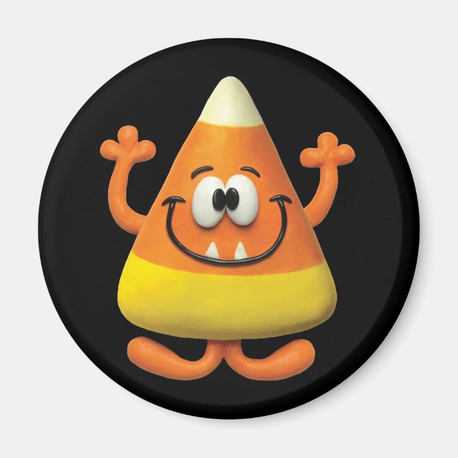 Candy Corn Monster Magnet (Front)
