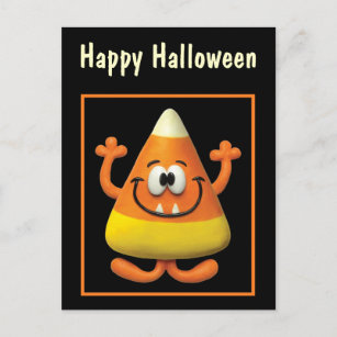 Candy Corn Monster Postcard