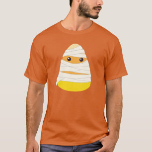 Candy Corn Mummy Costume Halloween Candy Corn T-Shirt