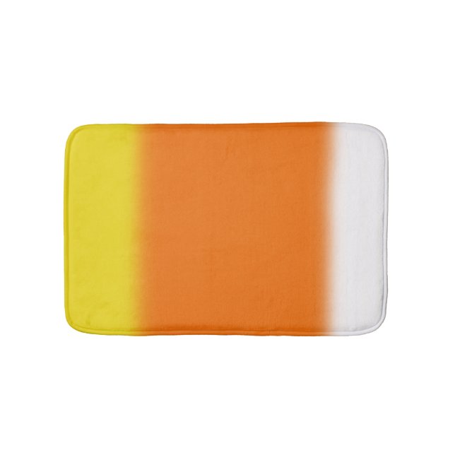 Candy Corn Ombre Bath Mat (Front)